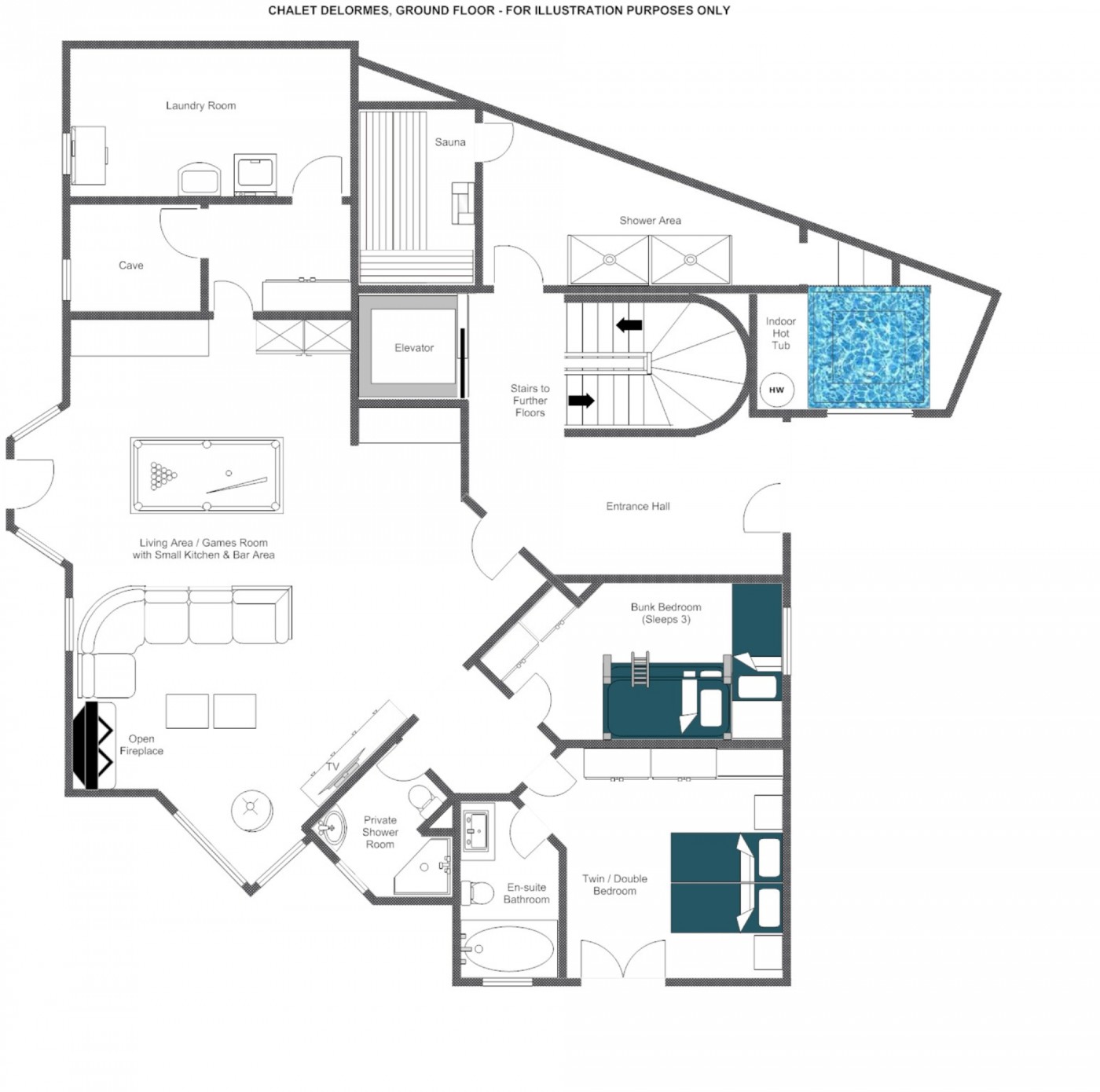 Chalet Delormes Verbier Floor Plan 4